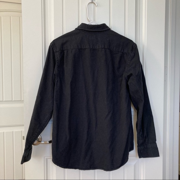 black old navy flannel button down - Picture 2 of 2